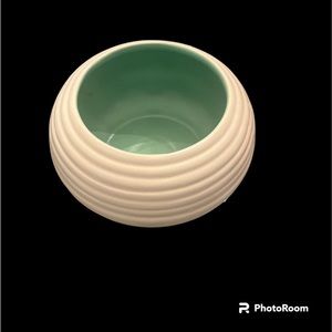 Art Deco Red Wing Rumwill Vase Bowl Vase